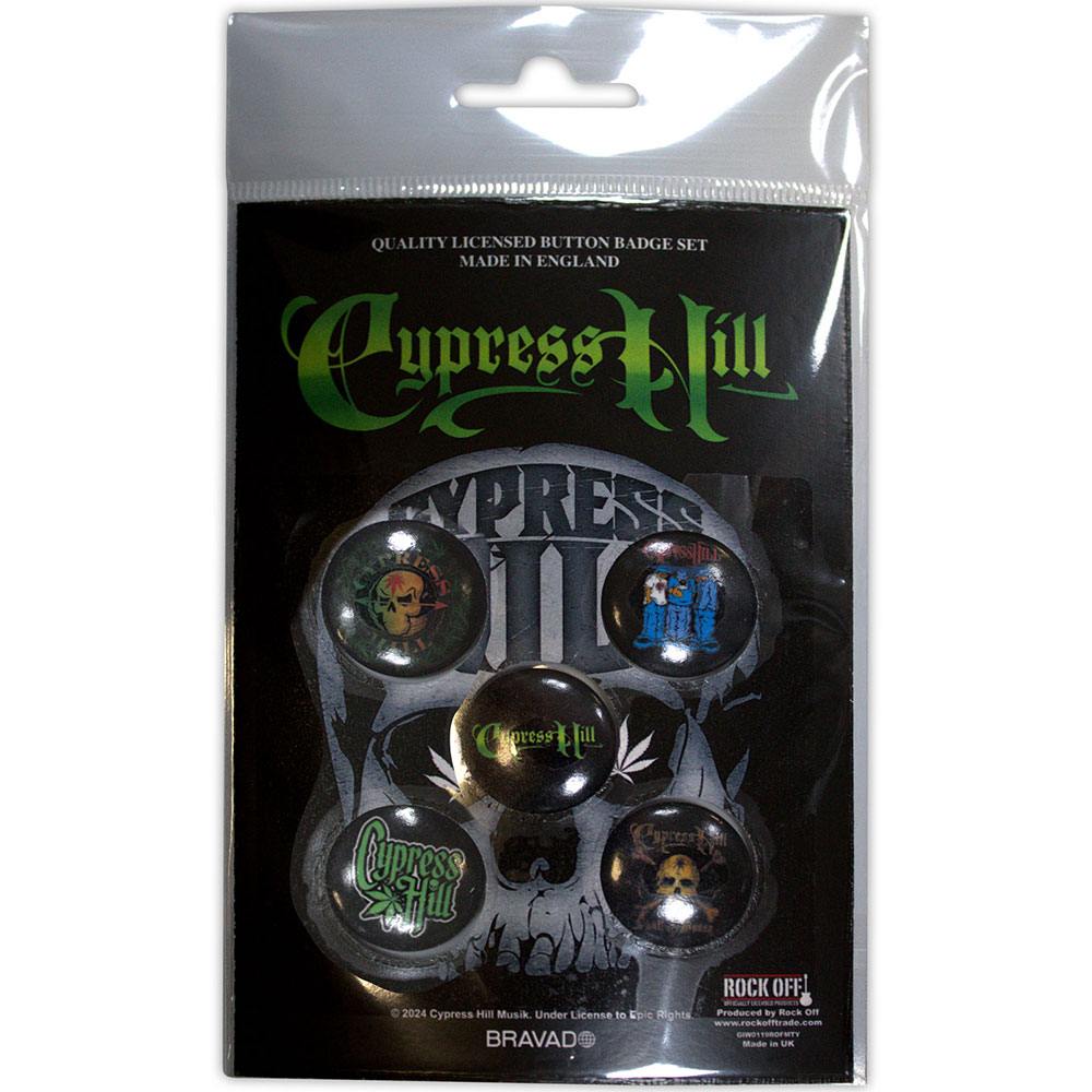 Cypress Hill - Logos Badge/button - Zwart